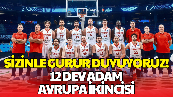 A Milli Basketbol Takımı EuroBasket 2025’te Avrupa İkincisi